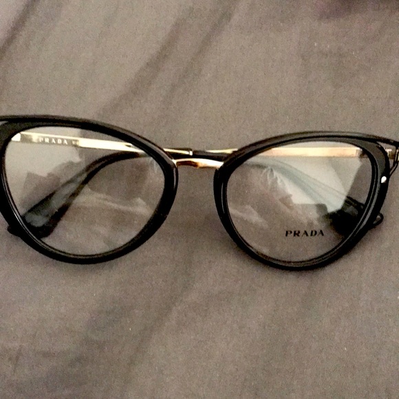 Brand new Prada glasses black/gold - Picture 1 of 4